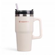 Insulated Travel Mug (Beige) inSPORTline Misakafi Tumbler 600 ml Insulated Travel Mug (Beige) inSPORTline Misakafi Tumbler 600 ml