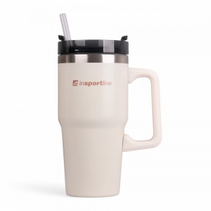 Insulated Travel Mug (Beige) inSPORTline Misakafi Tumbler 600 ml Insulated Travel Mug (Beige) inSPORTline Misakafi Tumbler 600 ml