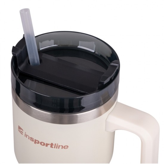 Insulated Travel Mug (Beige) inSPORTline Misakafi Tumbler 600 ml Insulated Travel Mug (Beige) inSPORTline Misakafi Tumbler 600 ml