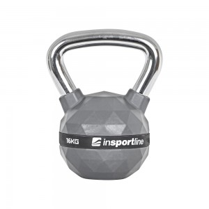 RUBBER-COATED 16KG KETTLEBELL INSPORTLINE PU RUBBER-COATED 16KG KETTLEBELL INSPORTLINE PU