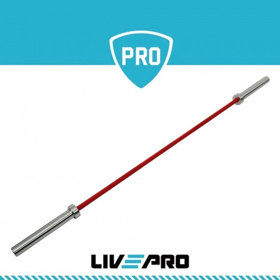 LivePro Ολυμπιακή Μπάρα Cerakote 201cm (8319-RD) LivePro Ολυμπιακή Μπάρα Cerakote 201cm (8319-RD)