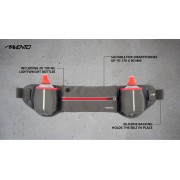 Avento Ζώνη με 2 δοχεία νερού 