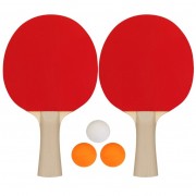 Σετ 2 Ρακέτες Ping Pong & 3 Μπαλάκια 