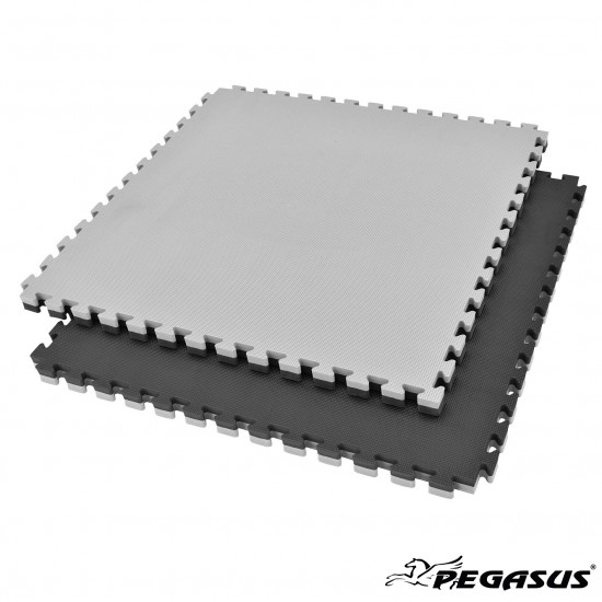 Δάπεδο προστασίας Puzzle EVA (Μαύρο/Γκρι) 3.0cm 