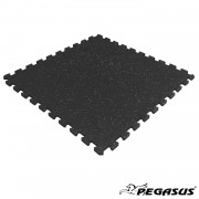 Pegasus® Δάπεδο Puzzle για Άρση Βαρών με Flecks (96x96x1.0 cm) 