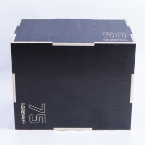 3 σε 1 Πλειομετρικό Κουτί Ξύλινο (Plyo Box) (Anti-Slip)  3 σε 1 Πλειομετρικό Κουτί Ξύλινο (Plyo Box) (Anti-Slip)