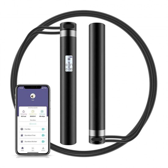 Smart jump rope with bluetooth 
