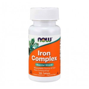 Iron Complex 100tabs (NowFoods)