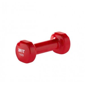 Αλτήρας Βινυλίου 1 kg Κόκκινο (28503) (X-FIT)