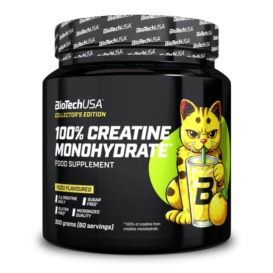 BioTech USA 100% Creatine Monohydrate Flavoured 300g - Μονοϋδρική Κρεατίνη Κρεατίνες