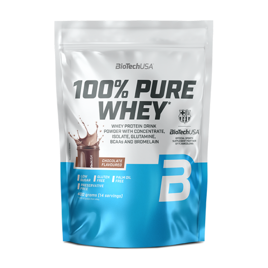 100% Pure Whey (454 gr) BioTechUsa Πρωτεΐνες