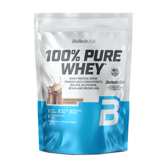 100% Pure Whey (454 gr) BioTechUsa Πρωτεΐνες