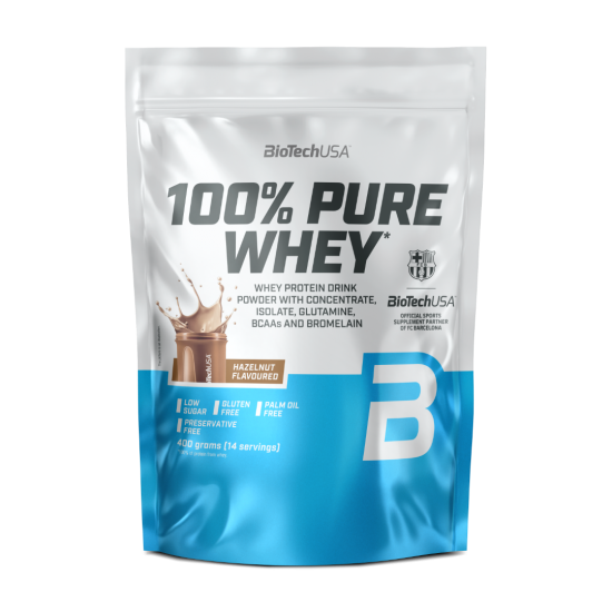 100% Pure Whey (454 gr) BioTechUsa Πρωτεΐνες