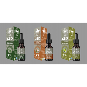 5% CBD Εκχύλισμα CO2 πλήρους φάσματος