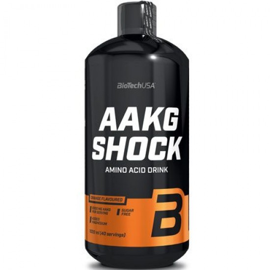 AAKG Shock 1000ml BioTech USA Συπληρώματα ενέργειας