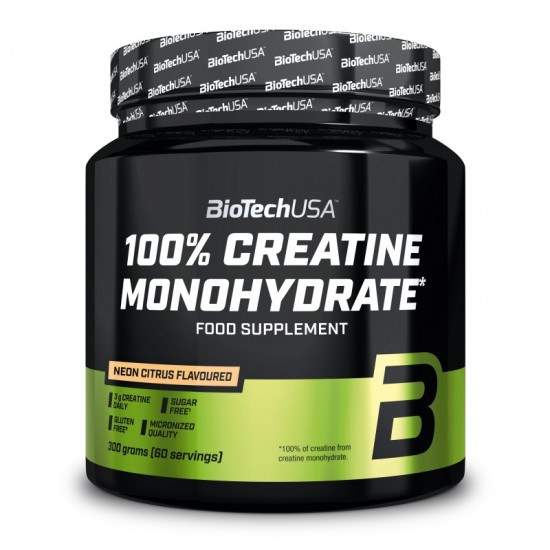 BioTech USA 100% Creatine Monohydrate Flavoured 300g - Μονοϋδρική Κρεατίνη Κρεατίνες BioTech USA 100% Creatine Monohydrate Flavoured 300g - Μονοϋδρική Κρεατίνη Κρεατίνες