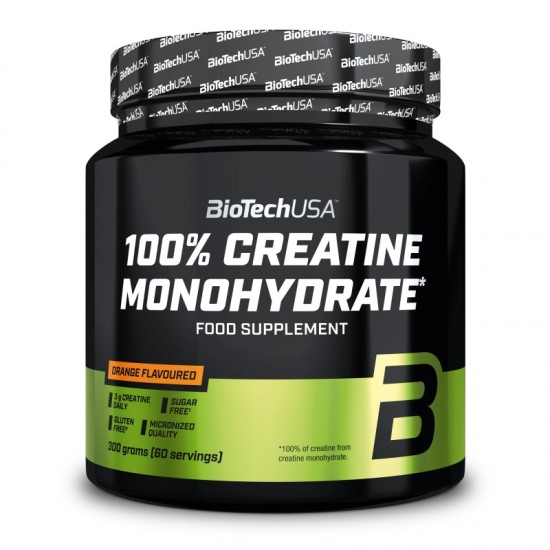 BioTech USA 100% Creatine Monohydrate Flavoured 300g - Μονοϋδρική Κρεατίνη Κρεατίνες BioTech USA 100% Creatine Monohydrate Flavoured 300g - Μονοϋδρική Κρεατίνη Κρεατίνες