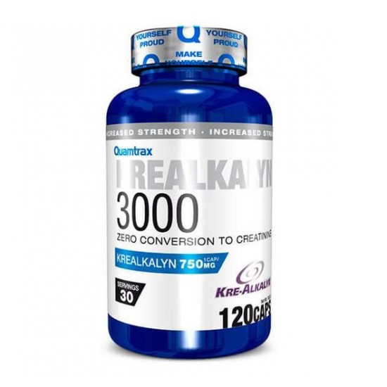 Kre-Alkalyn 3000, 120 caps (Quamtrax) Κρεατίνες