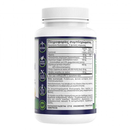 Cholesterol Formula Vegan – 60 Κάψουλες Βιταμίνες και Υγεία