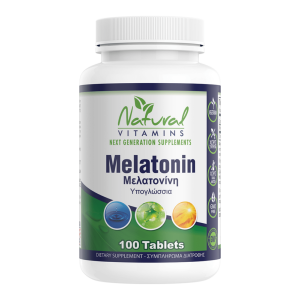 Melatonin 1 mg Vegan – 100 Υπογλώσσιες Melatonin 1 mg Vegan – 100 Υπογλώσσιες