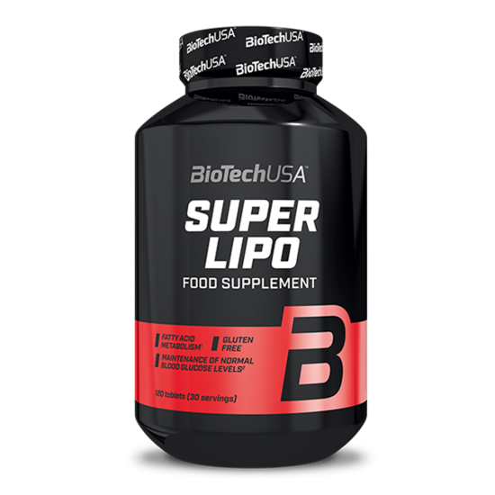 Super Lipo 120 Tabs BioTech USA Λιποδιαλύτες - Καύση λίπους
