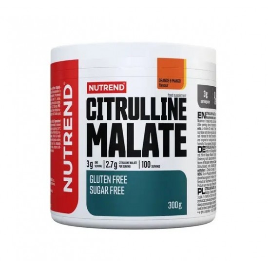 Citrulline Malate 300g (Nutrend) Συμπληρώματα Eνέργειας
