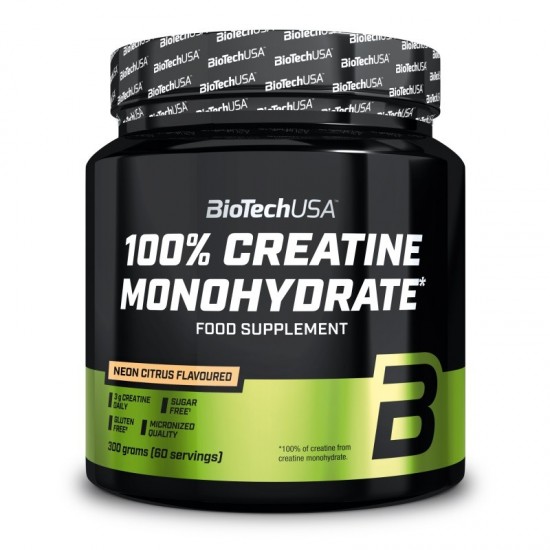 BioTech USA 100% Creatine Monohydrate Flavoured 300g - Μονοϋδρική Κρεατίνη Κρεατίνες BioTech USA 100% Creatine Monohydrate Flavoured 300g - Μονοϋδρική Κρεατίνη Κρεατίνες