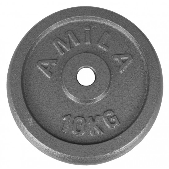 Δίσκος AMILA Εμαγιέ 28mm 10Kg Αλτήρες - Βάρη