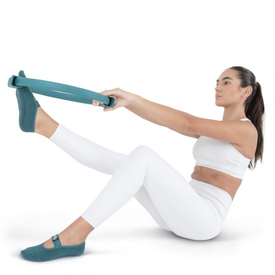Γυναικείες Κάλτσες Pilates Yoga Trinity Bellulu 39-42–Teal Green Yoga-Pilates