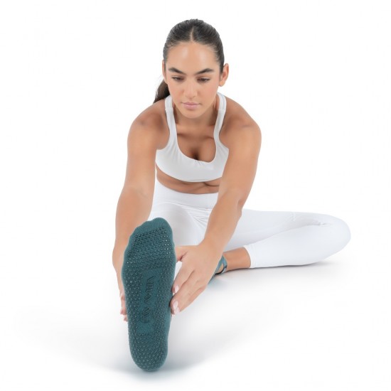 Γυναικείες Κάλτσες Pilates Yoga Trinity Bellulu 39-42–Teal Green Yoga-Pilates