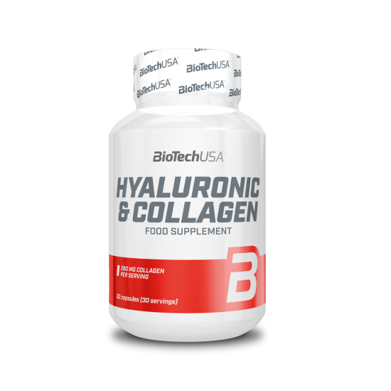 Hyaluronic & Collagen 30 Caps BioTech USA Βιταμίνες