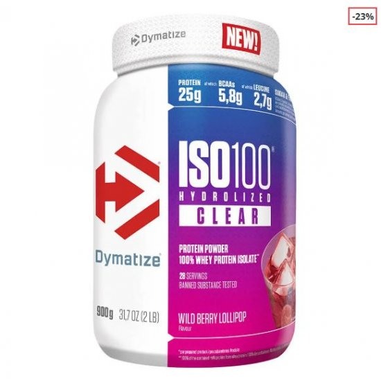 ISO 100 Hydrolyzed Clear 900gr (Dymatize) ISO 100 Hydrolyzed Clear 900gr (Dymatize)