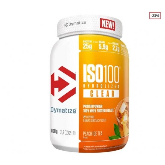 ISO 100 Hydrolyzed Clear 900gr (Dymatize) ISO 100 Hydrolyzed Clear 900gr (Dymatize)