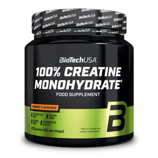 BioTech USA 100% Creatine Monohydrate Flavoured 300g - Μονοϋδρική Κρεατίνη Κρεατίνες BioTech USA 100% Creatine Monohydrate Flavoured 300g - Μονοϋδρική Κρεατίνη Κρεατίνες