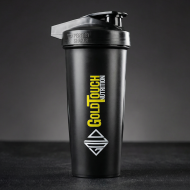 Premium Protein Shaker Cup black-Gold Touch 700ml
