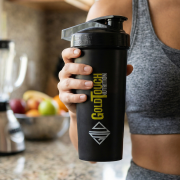 Premium Protein Shaker Cup black-Gold Touch 700ml Αξεσουάρ