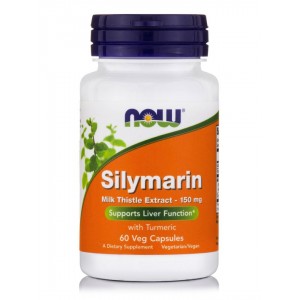 Milk Thistle Extract 150 mg Silymarin (120 mg) Veg Capsules (NowFoods)