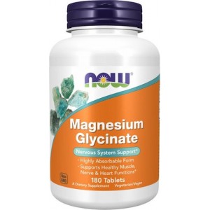 Magnesium Glycinate 180tabs (NowFoods)