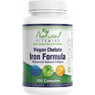 Vegan Iron Chelate Formula – 100 Κάψουλες Vegan Iron Chelate Formula – 100 Κάψουλες