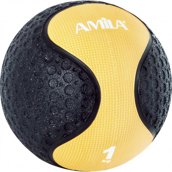 Μπάλα AMILA Medicine Ball Rubber 1kg Fitness Training