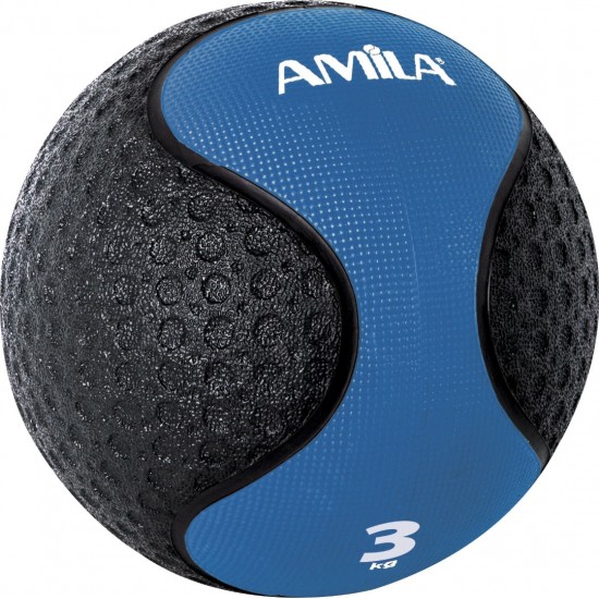 Μπάλα AMILA Medicine Ball Rubber 3kg Fitness Training